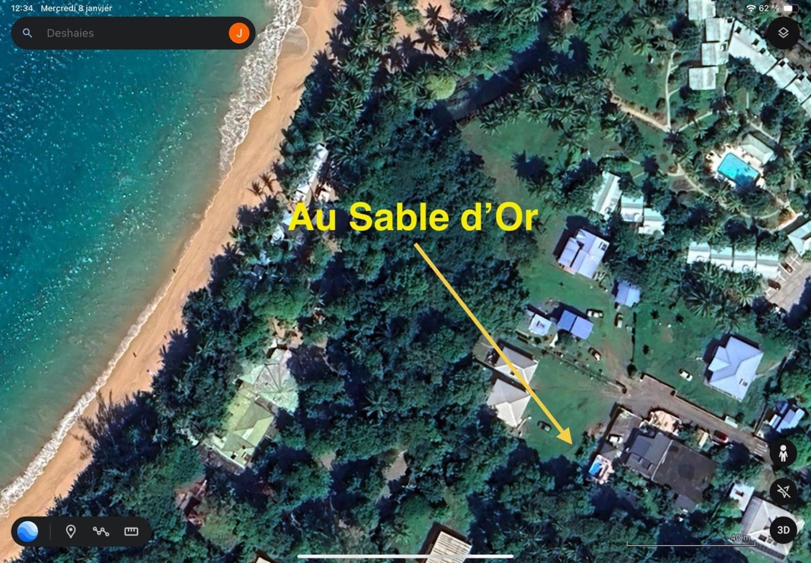 Au Sable D'Or - Spa - WIfi- Piscine Deshaies Exterior foto